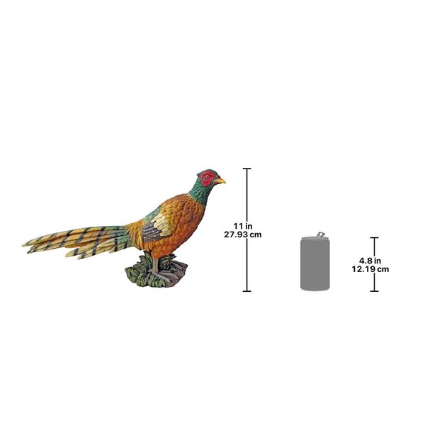 Standing Pheasant Game Bird Statue